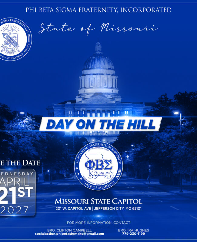Phi Beta Sigma 2027 Day on the Hill - Save the Date 1